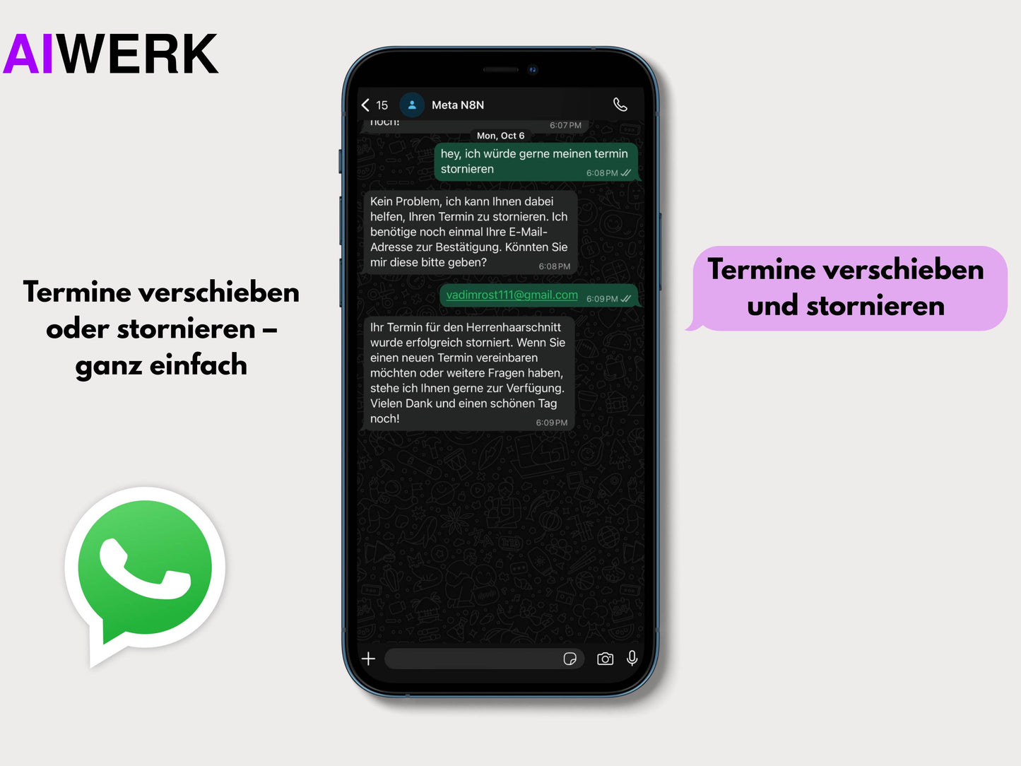 WhatsApp Terminbuchungs-Agent inkl. Setup