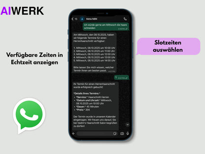 WhatsApp Terminbuchungs-Agent inkl. Setup